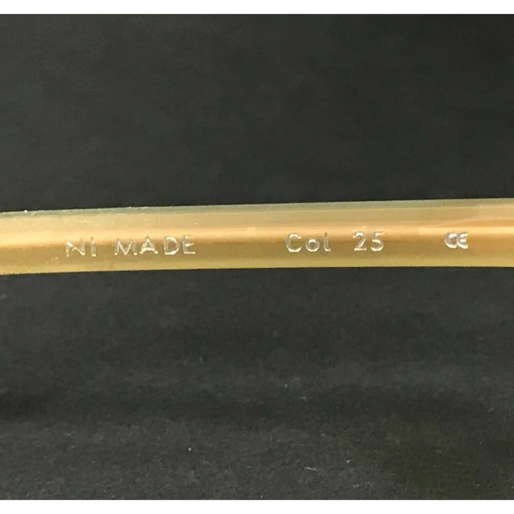 Reiz Augenspiel Eyeglasses Frames S-030 Col 25 Nude Gold Oval Half Rim 50-17-140